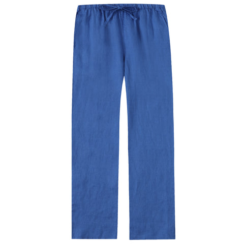 Noble Mount 100% Linen Womens Pajama Louge Pants for Summer