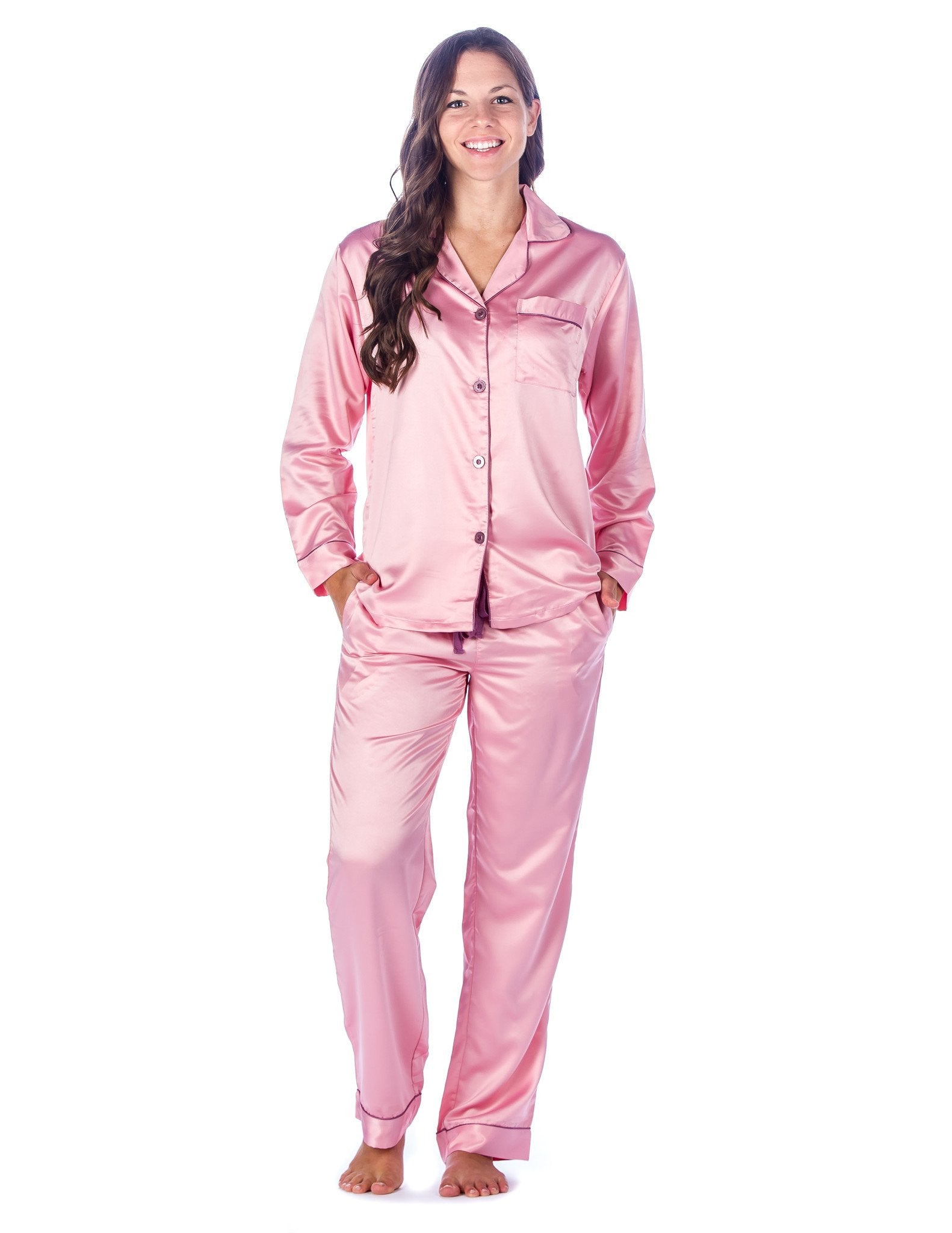 Women's Premium Satin Pajama Sleepwear Set