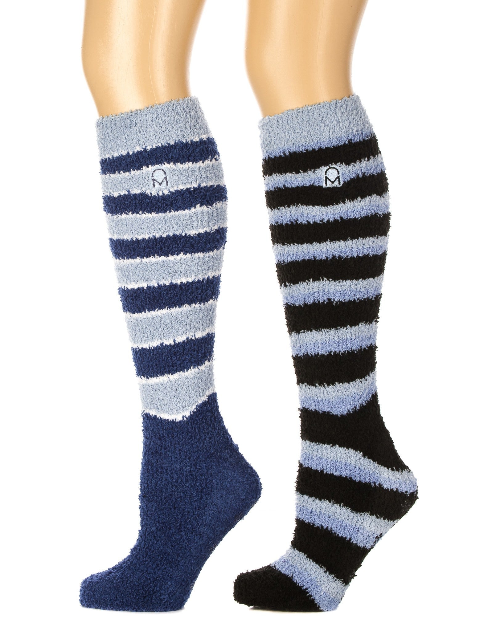 Women's (2 Pairs) Soft Anti-Skid Fuzzy Winter Knee High Socks