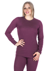 Women's Extreme Cold Waffle Knit Thermal Crew Top