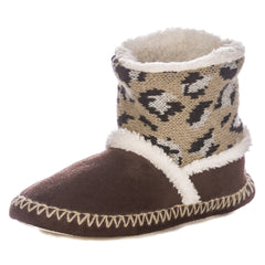 Women's Wildside Leopard Print Indoor Short Boot Slippers