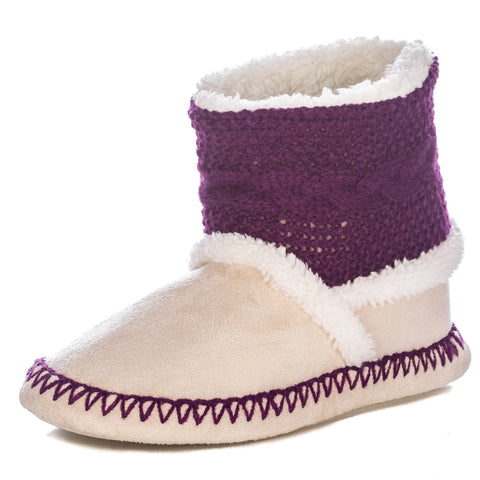 Women's Eskimo Indoor Short Boot Slippers