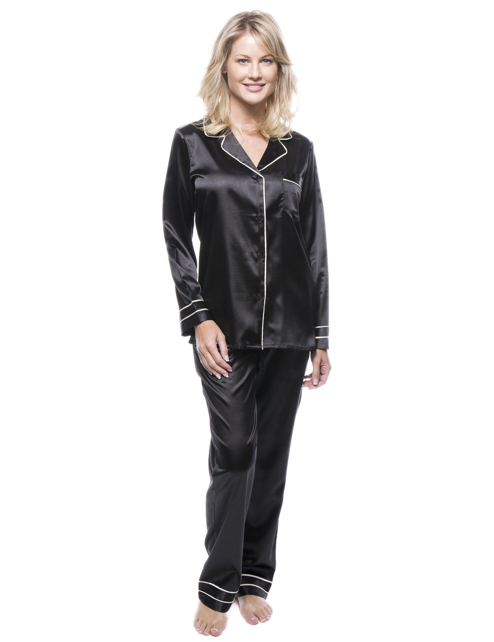 Women's Classic Satin Pajama Set