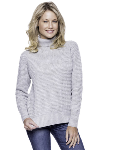 Box-Packaged Tocco Reale Women's Cashmere Blend Turtle Neck Sweater