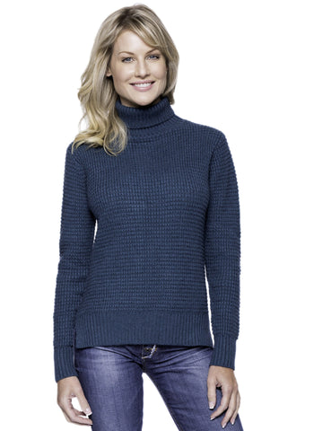 Box-Packaged Tocco Reale Women's Cashmere Blend Turtle Neck Sweater