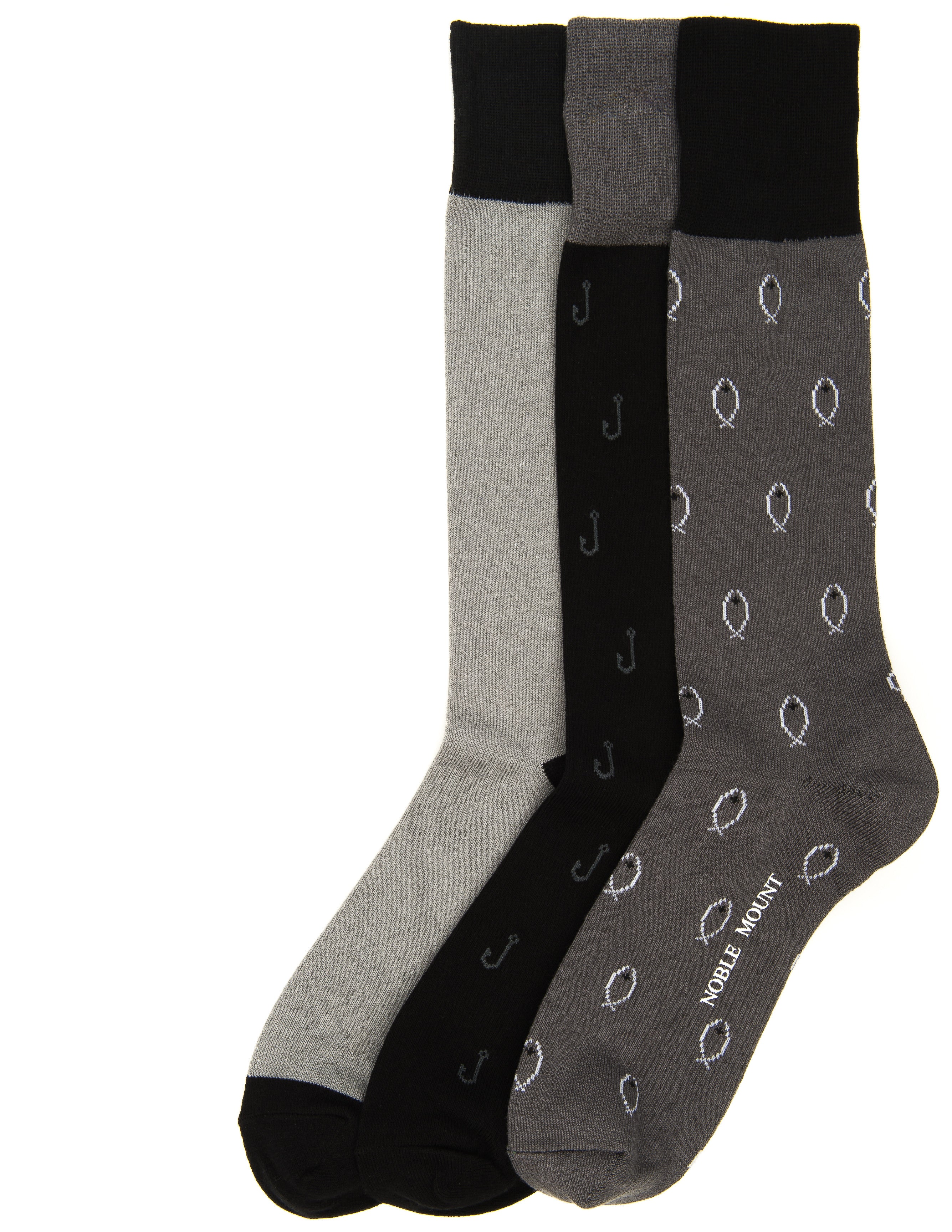 cotton dress socks for men 3-Pack Men's Combed Cotton Dress Socks – Noble Mount
