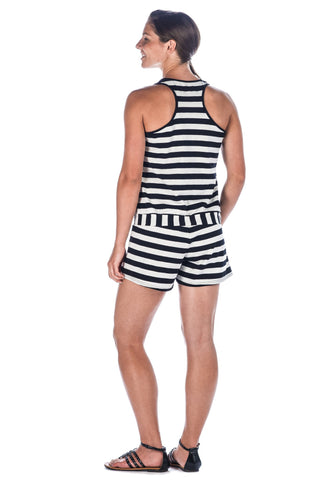 Women's Cotton/Spandex Knit Romper