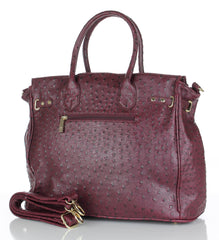 Ostrich Burgandy