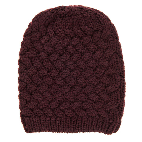Noble Mount Mens Basket Weave Winter Hat