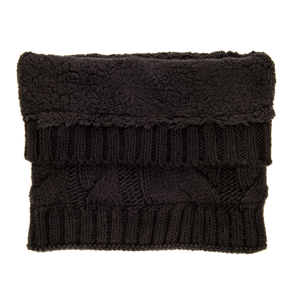 Noble Mount Mens Cable Knit Toaster Snood Scarf