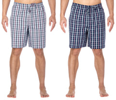 Men's Premium Cotton Sleep Shorts (2-Pack)