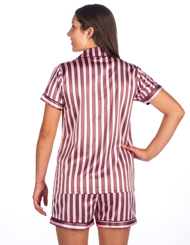 Women's Premium Satin Short Pajama Sleepwear Set