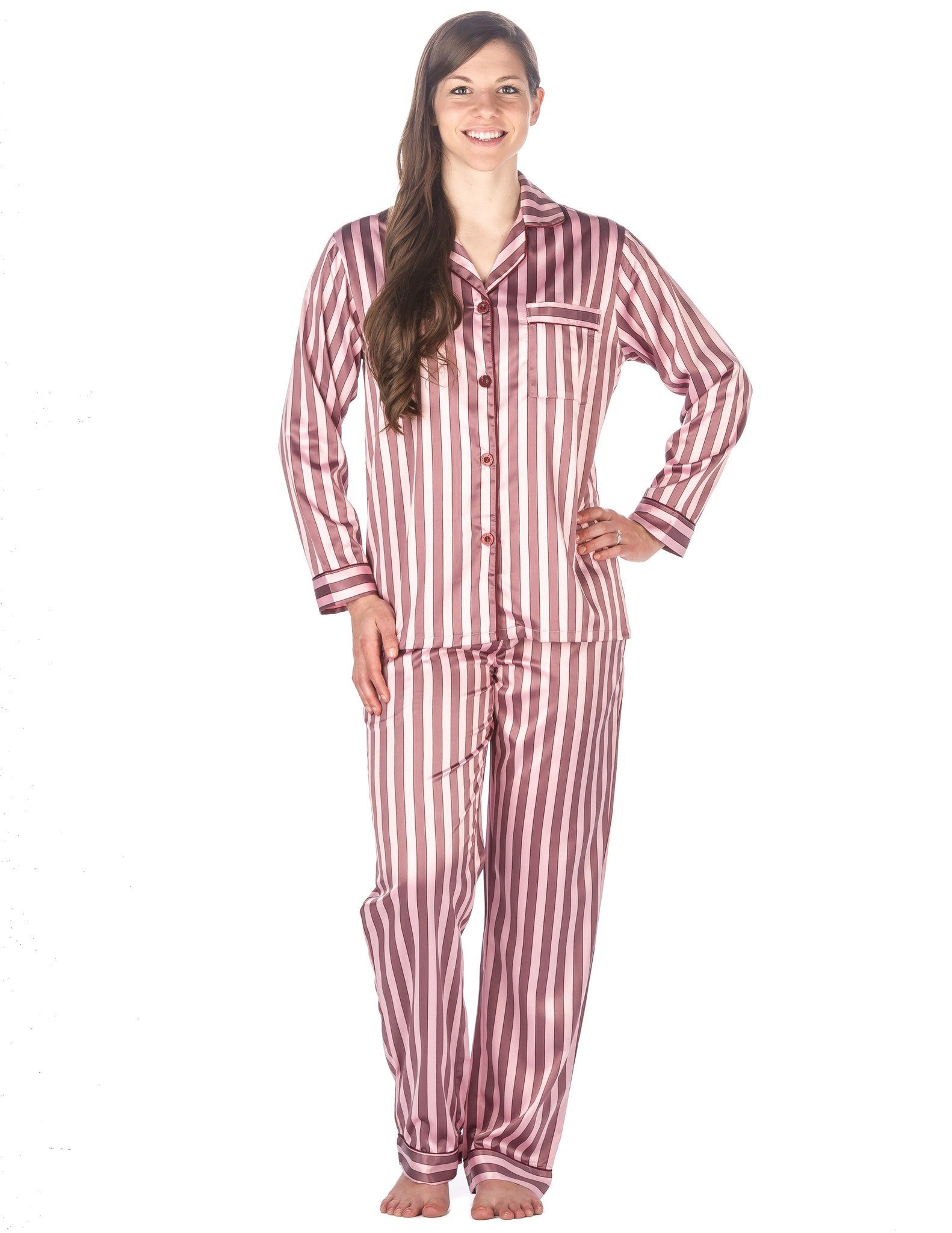 Women's Premium Satin Pajama Sleepwear Set
