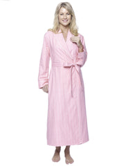 Women's Premium Flannel Fleece Lined Robe
