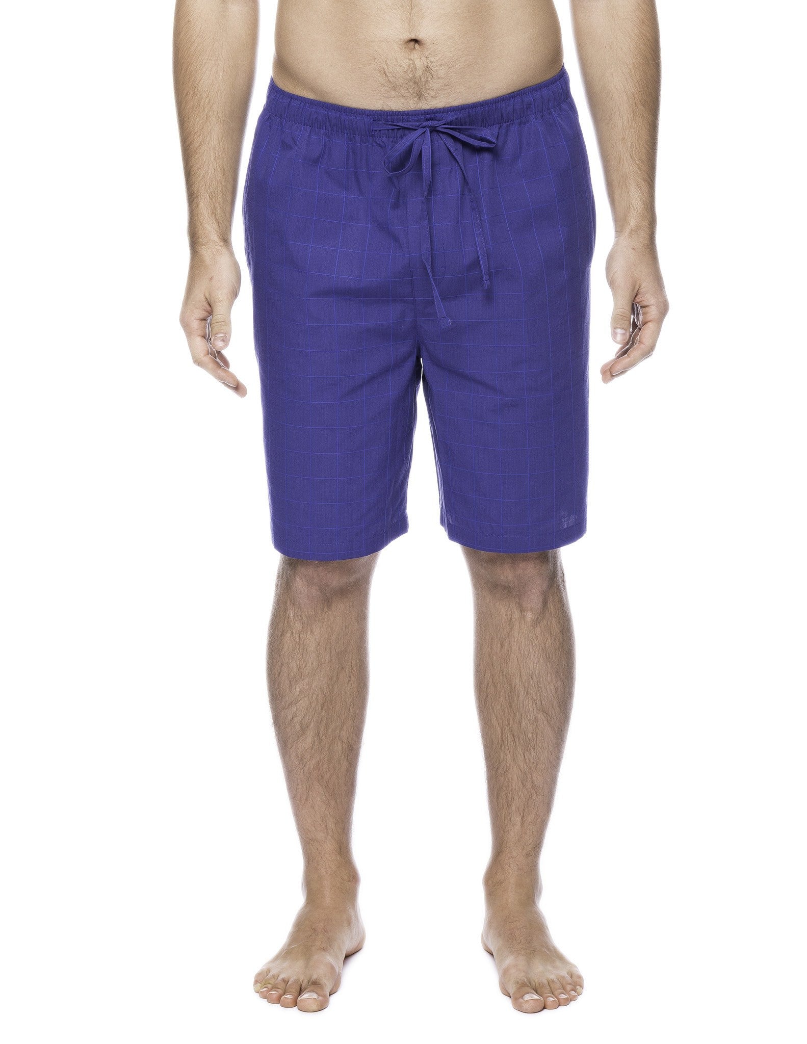 Men's 100% Woven Cotton Lounge Shorts