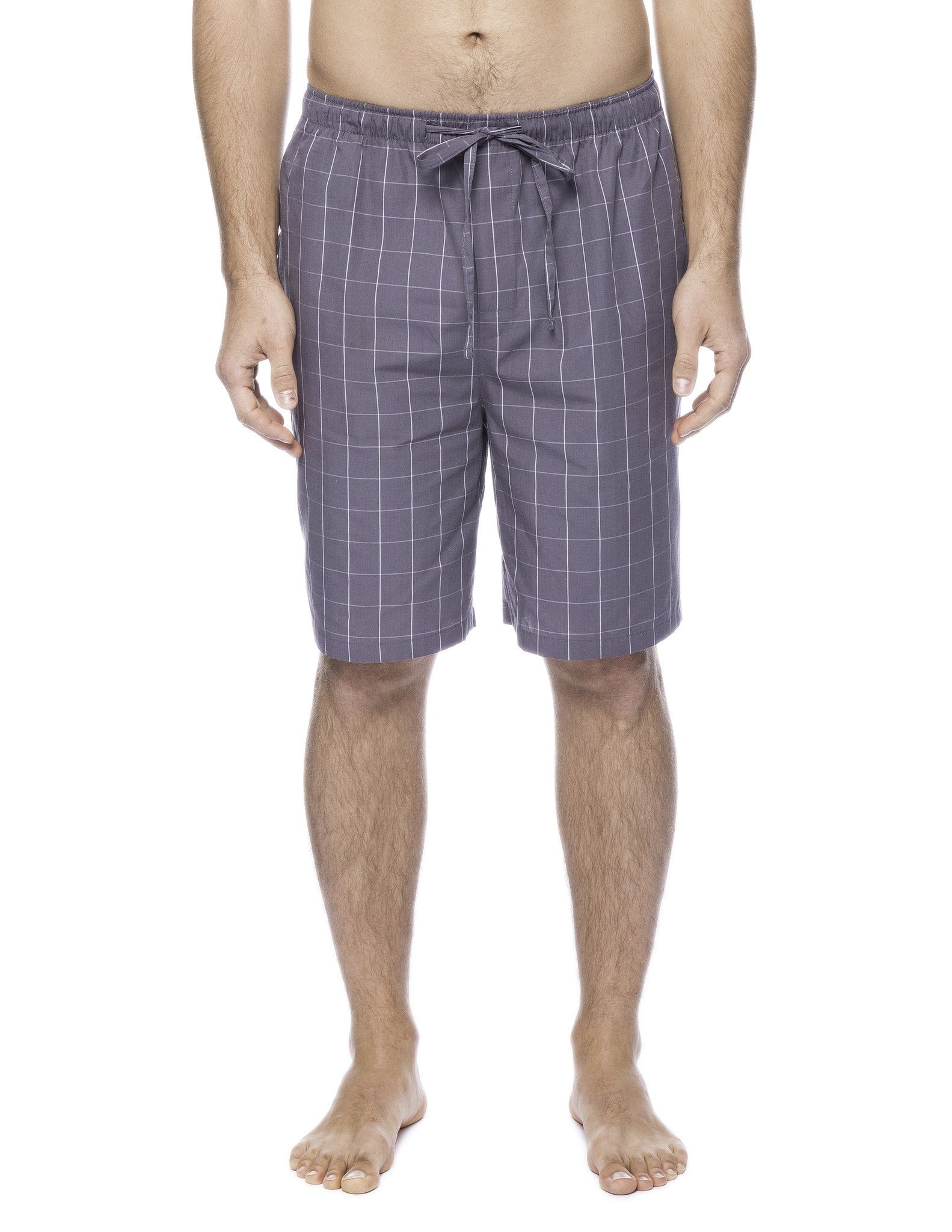 Men's 100% Woven Cotton Lounge Shorts