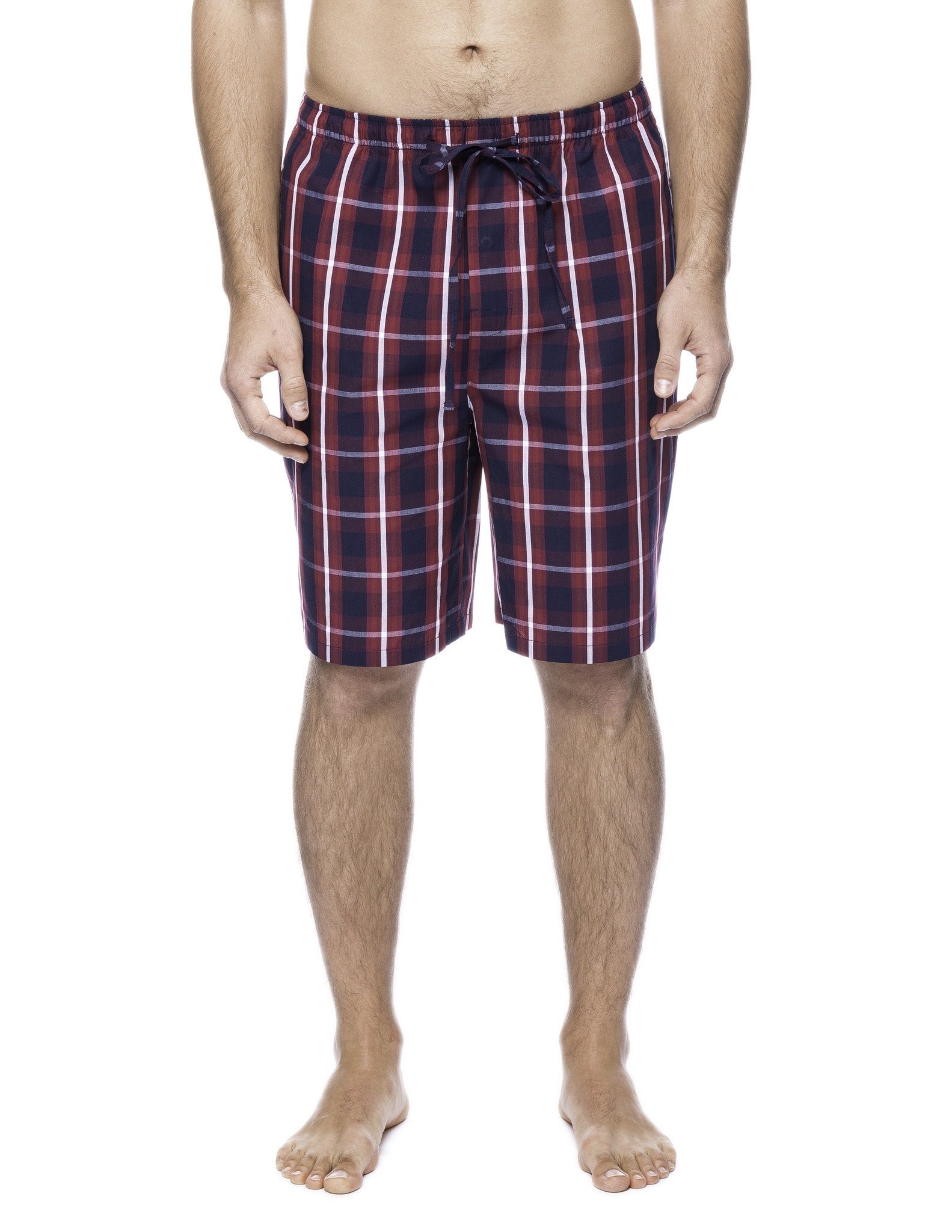 Men's 100% Woven Cotton Lounge Shorts