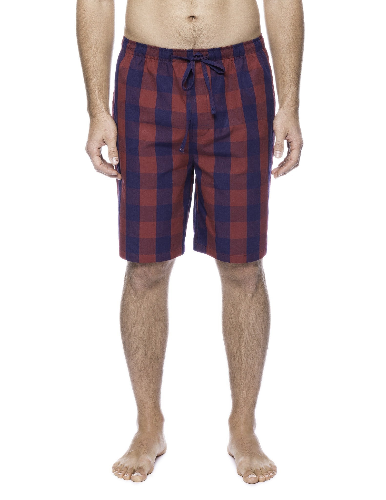 Men's 100% Woven Cotton Lounge Shorts