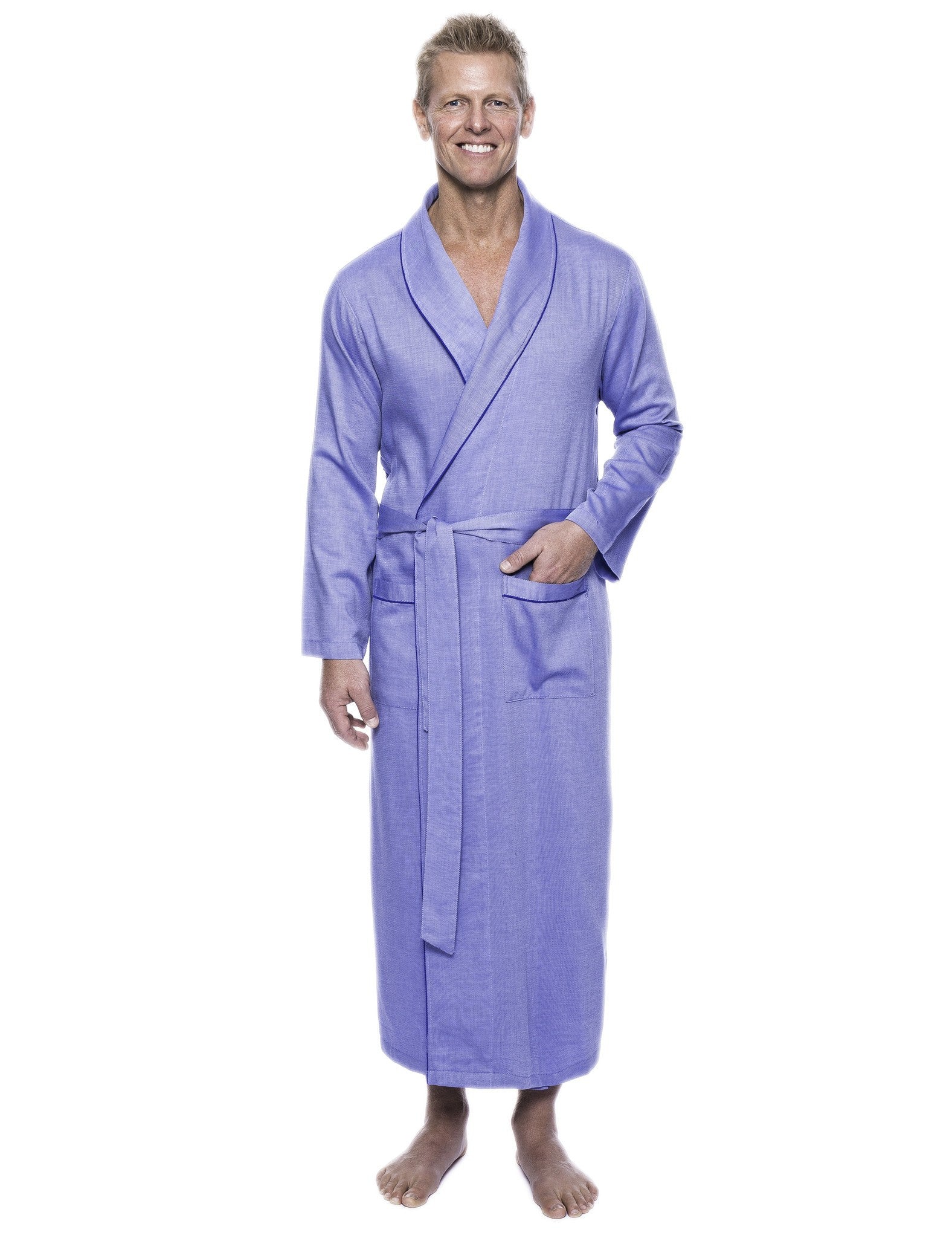 Men's 100% Woven Cotton Robe