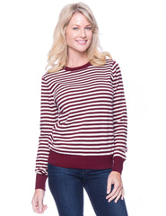 Box-Packaged Tocco Reale Women's Premium Cotton Crew Neck Sweater