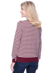 Stripes Bordeaux/Ivory