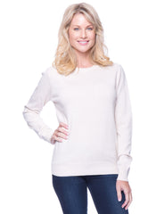Box-Packaged Tocco Reale Women's Premium Cotton Crew Neck Sweater