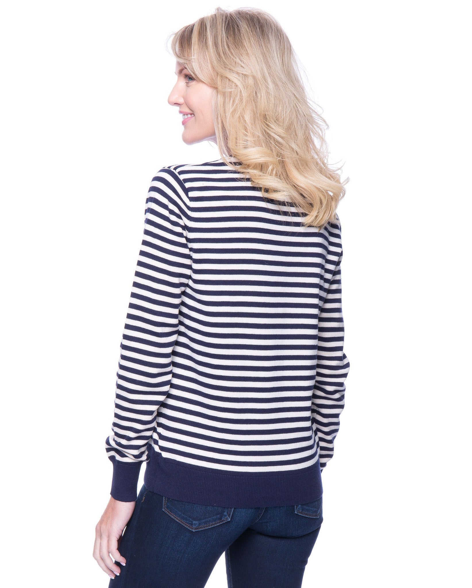 Stripes Navy/Ivory
