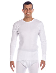 Men's Classic Waffle Knit Thermal Crew Top