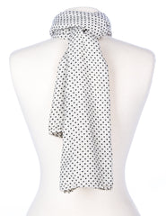 Cross-Stitch Unisex Cotton Summer Scarf