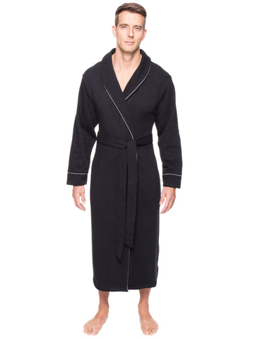 Men's Fleece Lined French Terry Robe