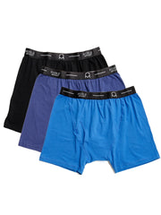 Men's Stretch Cotton Knit Boxer Briefs 3-Pack