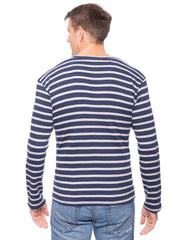 Stripes Navy/Heather Grey