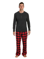 Mens Premium 100% Cotton Flannel Lounge Set