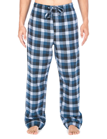 Mens 100% Cotton Flannel Lounge Pants