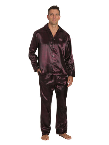 Men's Premium Satin Pajama Sleepwear Set
