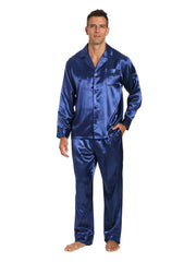 Men's Premium Satin Pajama Sleepwear Set