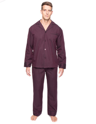 Men's Premium 100% Cotton Woven Pajama Sleepwear Set