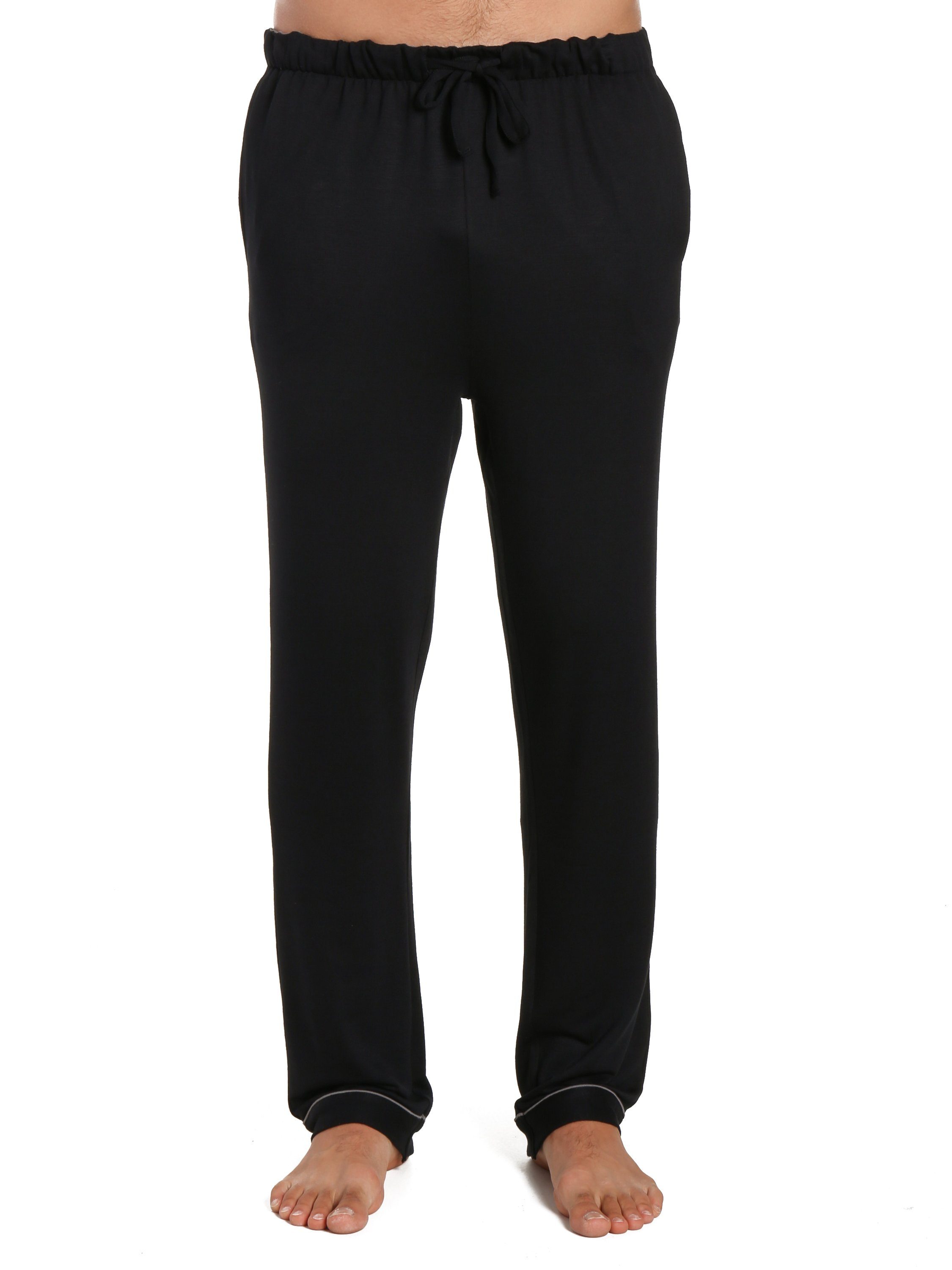 Black mens lounge discount pants
