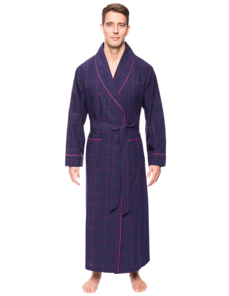 Mens Premium 100% Cotton Full-Length Robe – Noble Mount