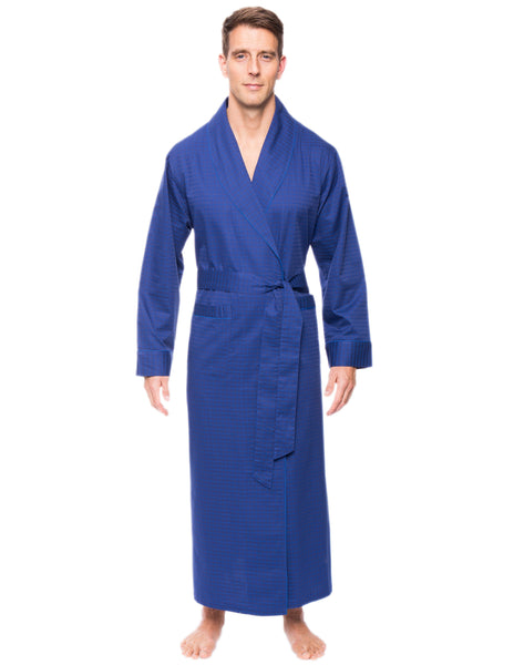 Mens Premium 100% Cotton Full-Length Robe – Noble Mount