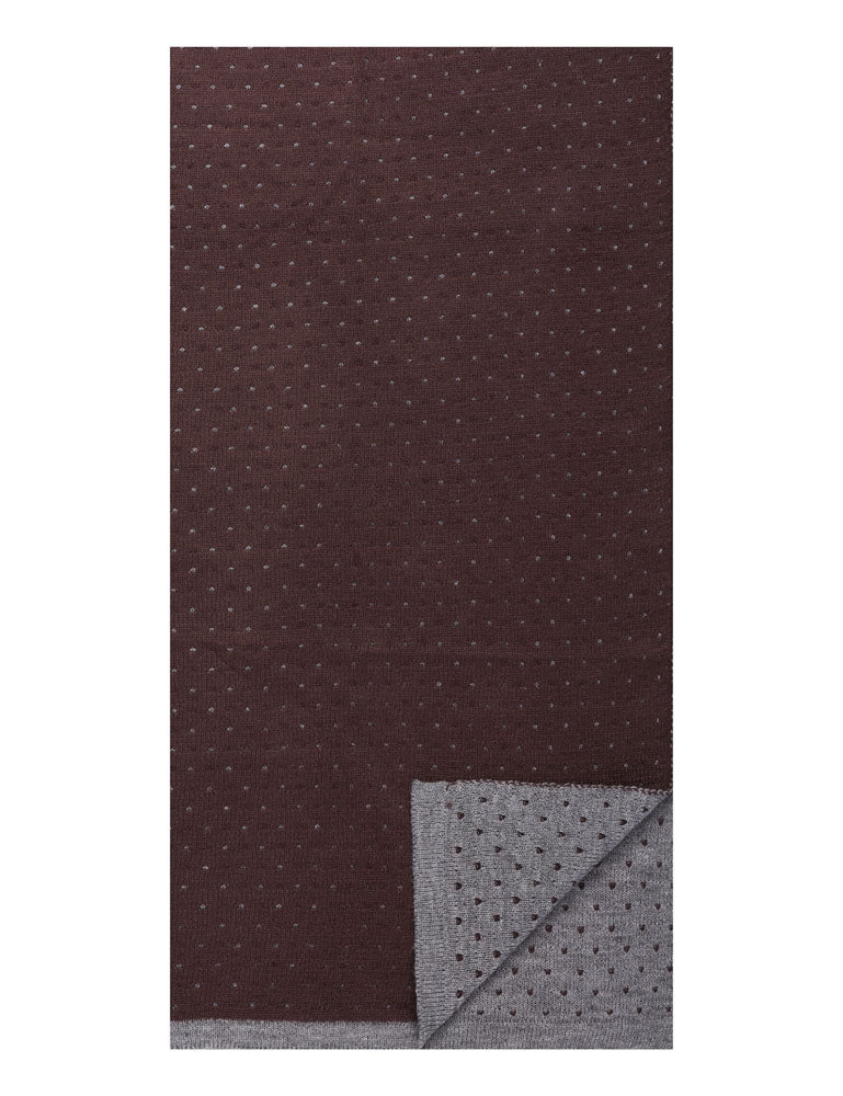 Men's Uptown Premium Knit Dot Pattern Scarf