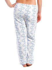 Tile of Hearts - White/Blue