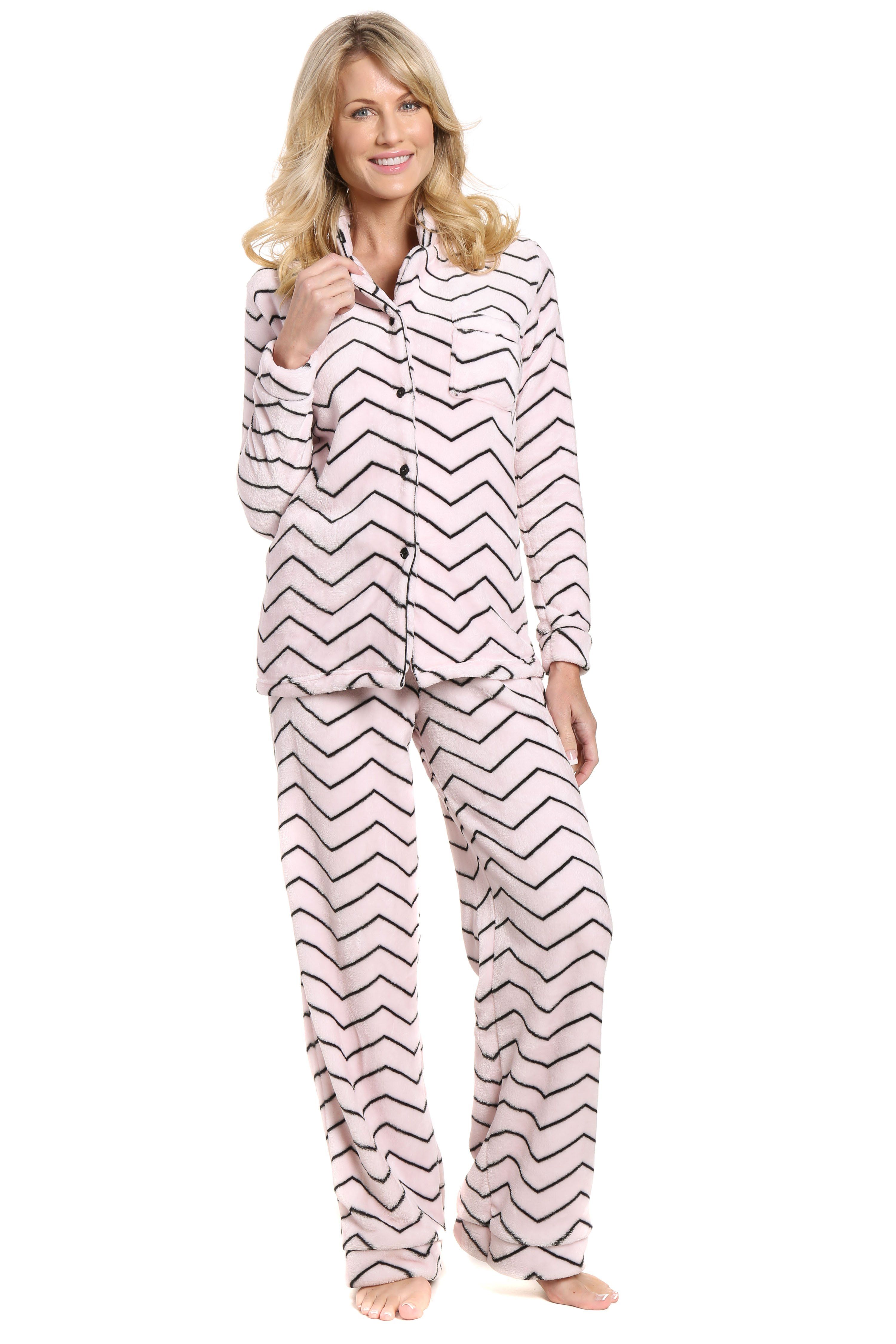 Womens Lush Butterfleece Pajama Set