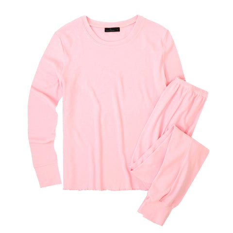 Women's Cozy Rib Fitted Sleep Set