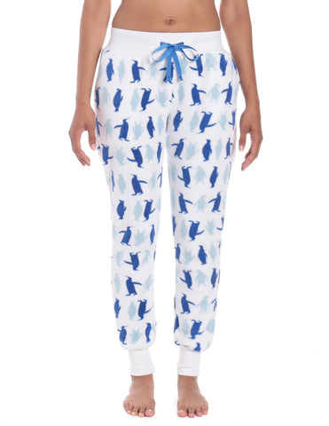 Women's Premium Coral Fleece Plush Jogger Lounge Pants