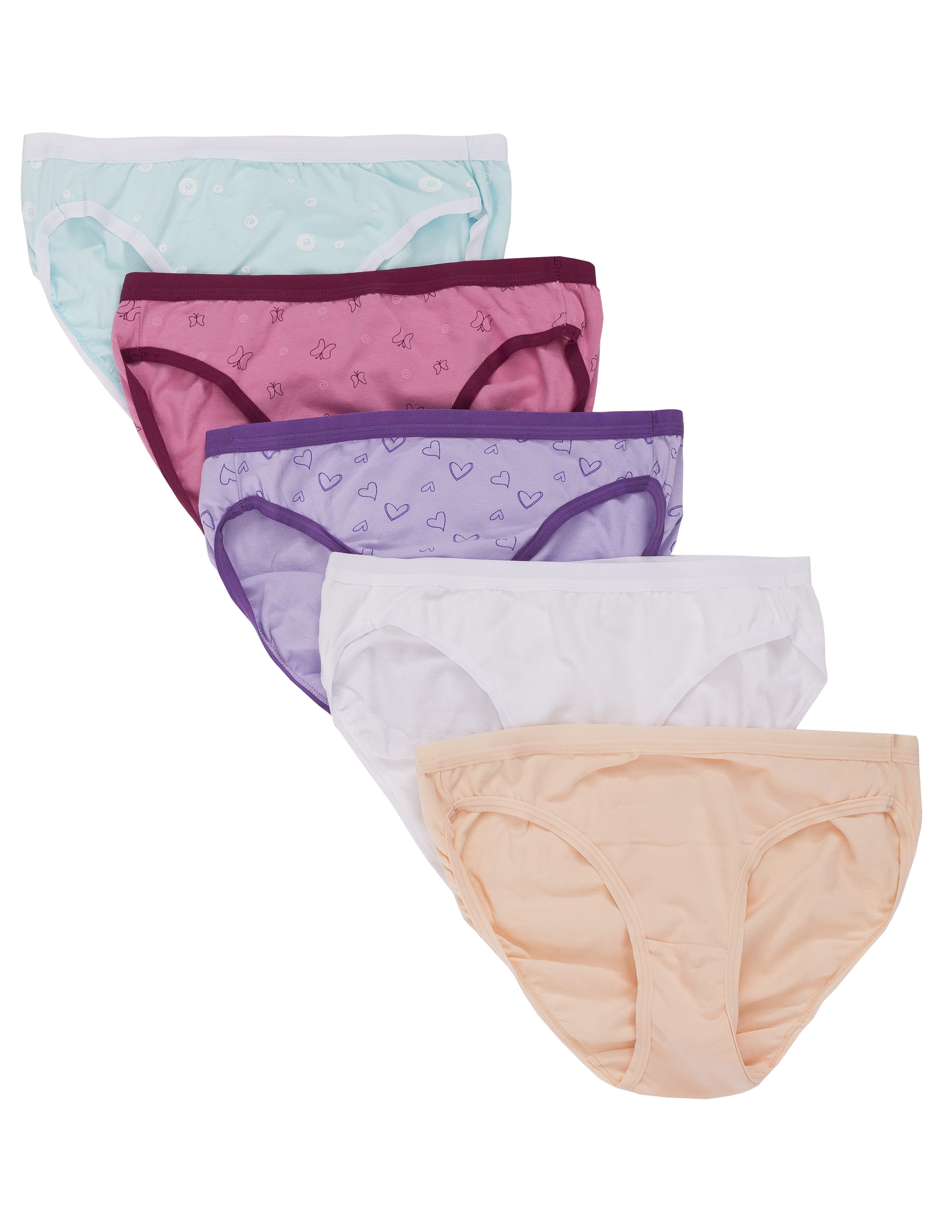 Women's Stretch Cotton Bikini Panties - 6-Pack