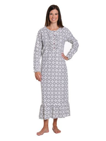 Women's Premium Flannel Long Gown
