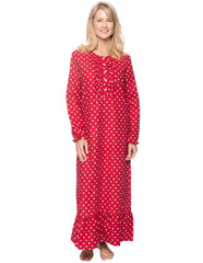Women's Premium Flannel Long Gown