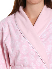 Brocade Pink-White