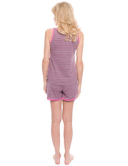 Stripes Charcoal/Pink